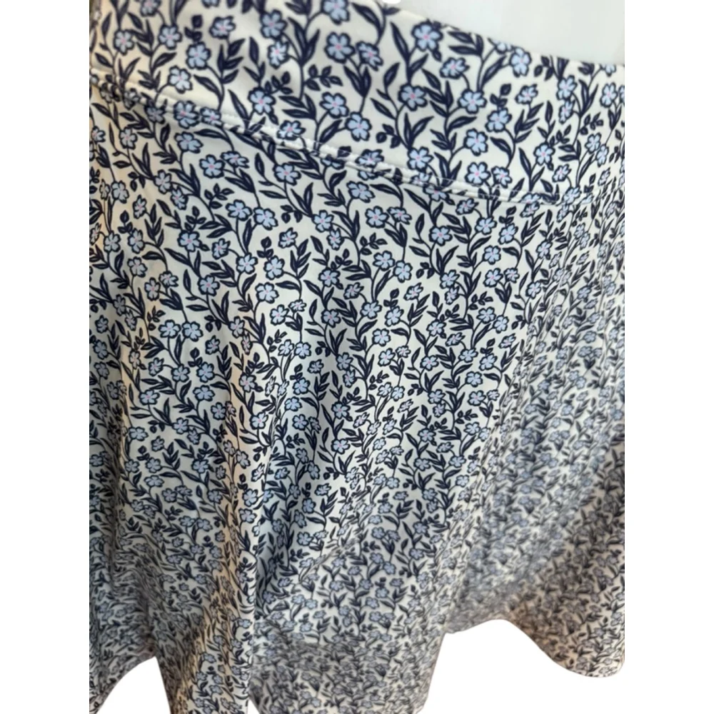 Women's Bad Birdie White Navy Floral Exec Skort S - Picture 2 of 5